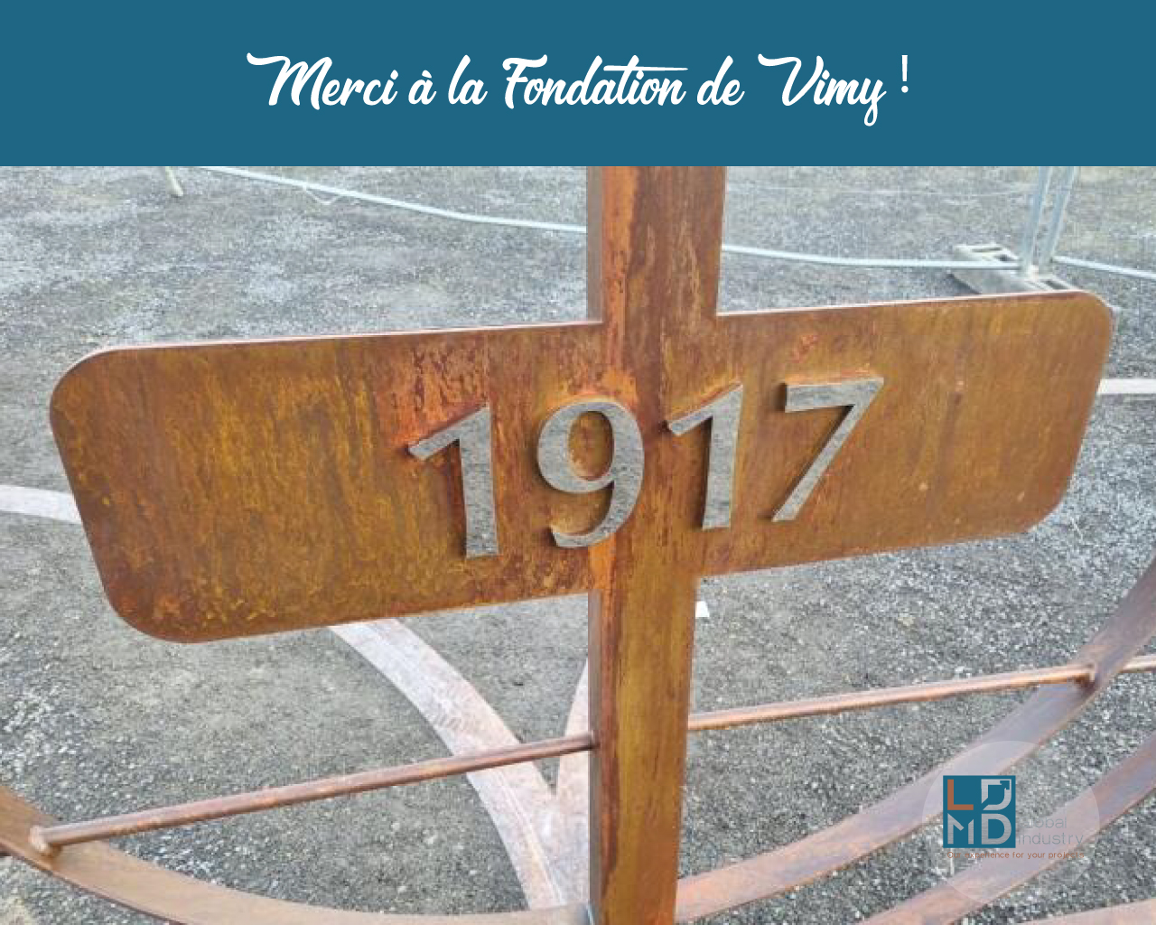 Fondation de vimy amenagements exterieurs portail détails